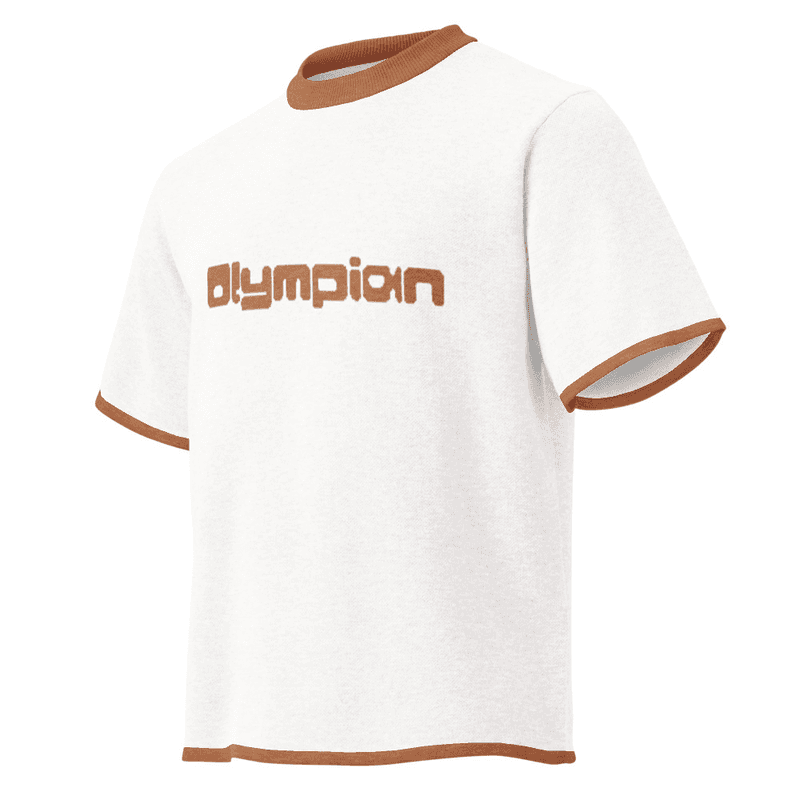 Olympian Knitted Tee Coconut Unisex