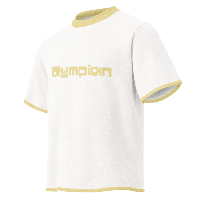 Olympian Knitted Tee Sand Unisex